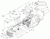 Toro 71217 (14-38HXL) - 14-38HXL Lawn Tractor, 1996 (6900001-6999999) Listas de piezas de repuesto y dibujos ELECTRICAL COMPONENTS ASSEMBLY