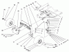 Toro 71217 (14-38HXL) - 14-38HXL Lawn Tractor, 1996 (6900001-6999999) Listas de piezas de repuesto y dibujos STEERING COMPONENTS ASSEMBLY