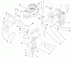 Toro 71280 (17-44HXLE) - 17-44HXLE Lawn Tractor, 2000 (200000001-200999999) Ersatzteile ENGINE SYSTEMS COMPONENTS ASSEMBLY