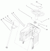 Toro 71280 (17-44HXLE) - 17-44HXLE Lawn Tractor, 2000 (200000001-200999999) Ersatzteile STEERING ASSEMBLY