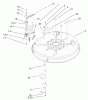 Toro 71199 (12-32XL) - 12-32XL Lawn Tractor, 2004 (240000001-240999999) Ersatzteile 32IN DECK ASSEMBLY
