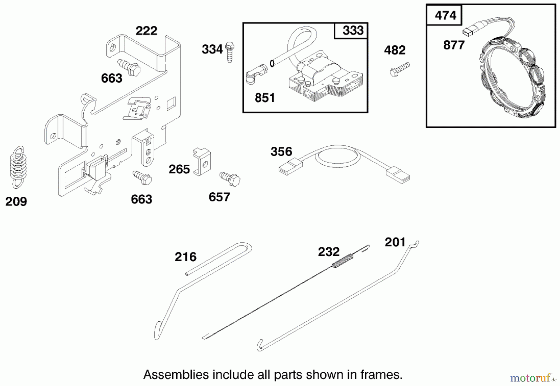  Toro Neu Mowers, Lawn & Garden Tractor Seite 1 71209 (13-32XLE) - Toro 13-32XLE Lawn Tractor, 1999 (9900001-9999999) ENGINE BRIGGS & STRATTON MODEL 28M707-1122-E1 #6