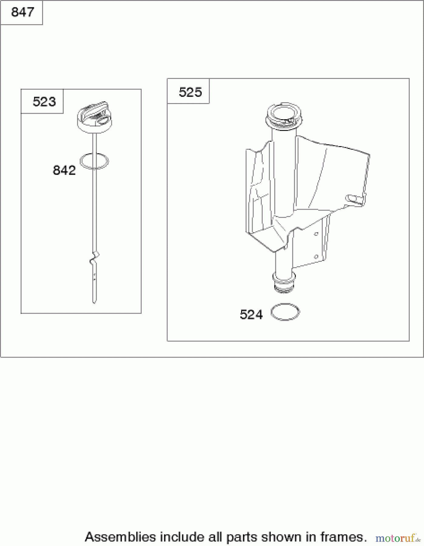  Toro Neu Mowers, Lawn & Garden Tractor Seite 1 71209 (XL 320) - Toro XL 320 Lawn Tractor, 2007 (270000001-270999999) OIL FILTER, TUBE AND PUMP ASSEMBLY BRIGGS AND STRATTON 21A907-0169-E1
