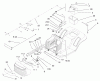 Toro 71215 (14-38HXL) - 14-38HXL Lawn Tractor, 1998 (8900001-8999999) Listas de piezas de repuesto y dibujos ELECTRICAL ASSEMBLY