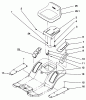 Toro 71218 (16-44HXL) - 16-44HXL Lawn Tractor, 1996 (6900001-6999999) Ersatzteile SEAT ASSEMBLY