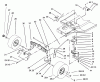 Toro 71223 (16-38XL) - 16-38XL Lawn Tractor, 2002 (220010001-220999999) Listas de piezas de repuesto y dibujos STEERING ASSEMBLY