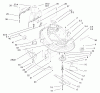 Toro 71242 (16-38HXLE) - 16-38HXLE Lawn Tractor, 2003 (230000001-230999999) Listas de piezas de repuesto y dibujos DECK ASSEMBLY