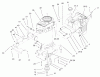 Toro 71242 (16-38HXLE) - 16-38HXLE Lawn Tractor, 2003 (230000001-230999999) Listas de piezas de repuesto y dibujos OHV ENGINE SYSTEM ASSEMBLY