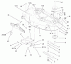 Toro 71228 (17-44HXL) - 17-44HXL Lawn Tractor, 2002 (220000001-220010000) Ersatzteile DECK, SPINDLE AND BLADE ASSEMBLY