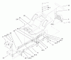 Toro 71233 (17-44HXL) - 17-44HXL Indy Special Edition Lawn Tractor, 2002 (220000001-220999999) Ersatzteile FRAME AND BODY ASSEMBLY