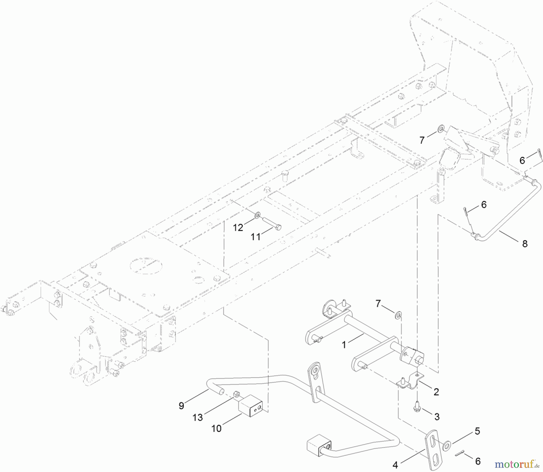  Toro Neu Mowers, Lawn & Garden Tractor Seite 1 71255 (XLS 420T) - Toro XLS 420T Lawn Tractor, 2011 (311000001-311999999) DECK LIFT ASSEMBLY