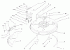 Toro 71301 (12.5-32XLE) - 12.5-32XLE Lawn Tractor, 2001 (210000001-210999999) Ersatzteile DECK ASSEMBLY