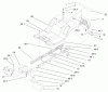 Toro 71301 (12.5-32XLE) - 12.5-32XLE Lawn Tractor, 2001 (210000001-210999999) Ersatzteile FRAME AND BODY ASSEMBLY