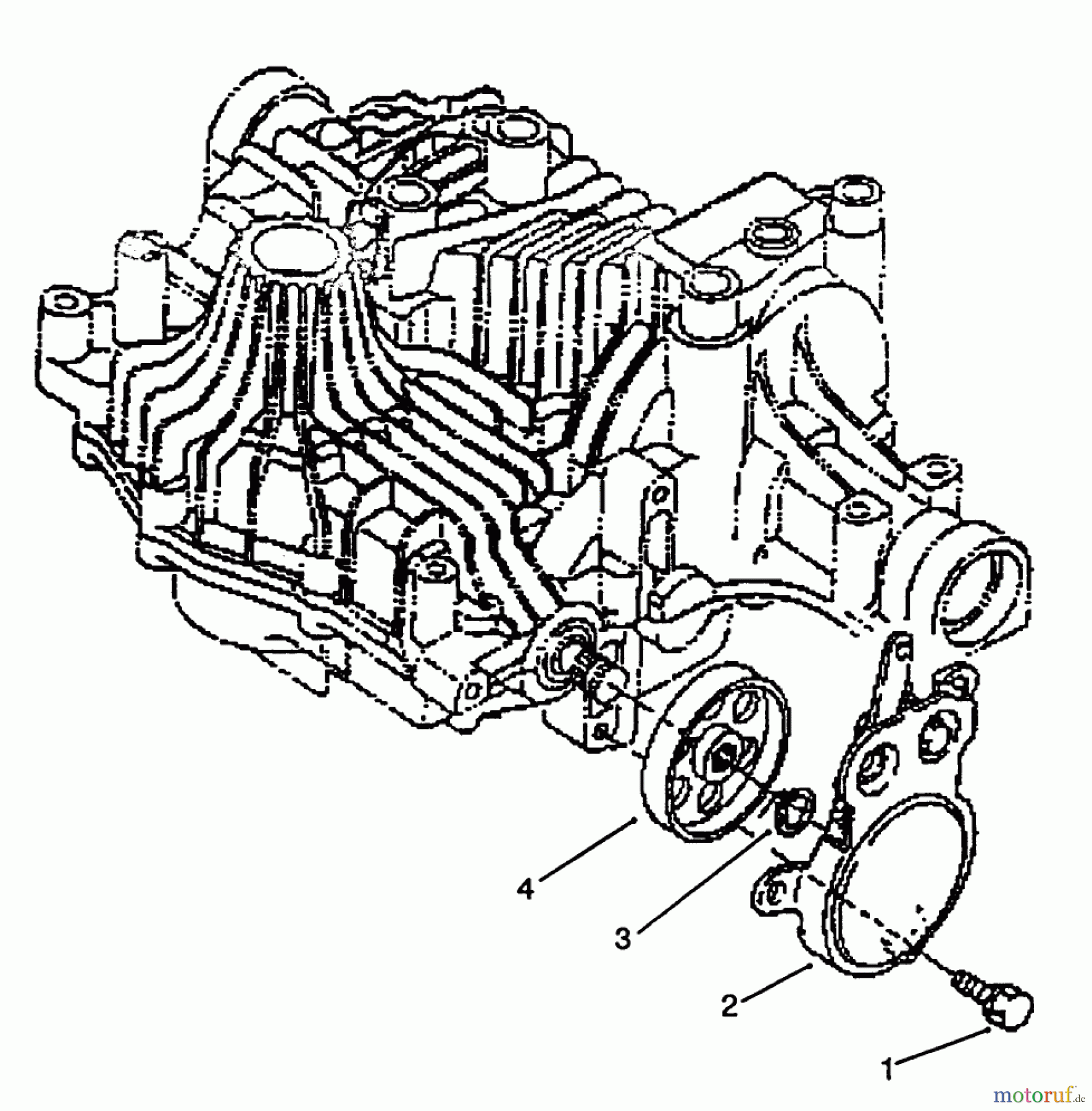  Toro Neu Mowers, Lawn & Garden Tractor Seite 1 72063 (264-H) - Toro 264-H Yard Tractor, 1994 (4900001-4999999) BRAKE