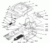 Toro 72083 (266-H) - 266-H Yard Tractor, 1994 (4900001-4999999) Listas de piezas de repuesto y dibujos FENDER AND FOOTREST