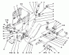 Toro 72083 (266-H) - 266-H Yard Tractor, 1994 (4900001-4999999) Listas de piezas de repuesto y dibujos LIFT LEVER AND HEIGHT OF CUT
