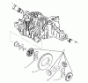 Toro 72063 (264-H) - 264-H Yard Tractor, 1995 (5900001-5900498) Listas de piezas de repuesto y dibujos DIFFERENTIAL GEAR
