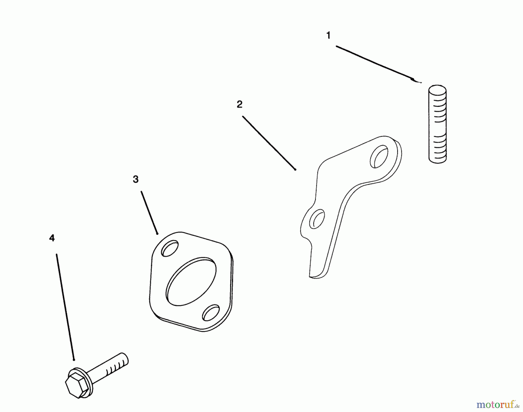 Toro Neu Mowers, Lawn & Garden Tractor Seite 1 72045 (265-6) - Toro 265-6 Yard Tractor, 1996 (6900001-6999999) EXHAUST