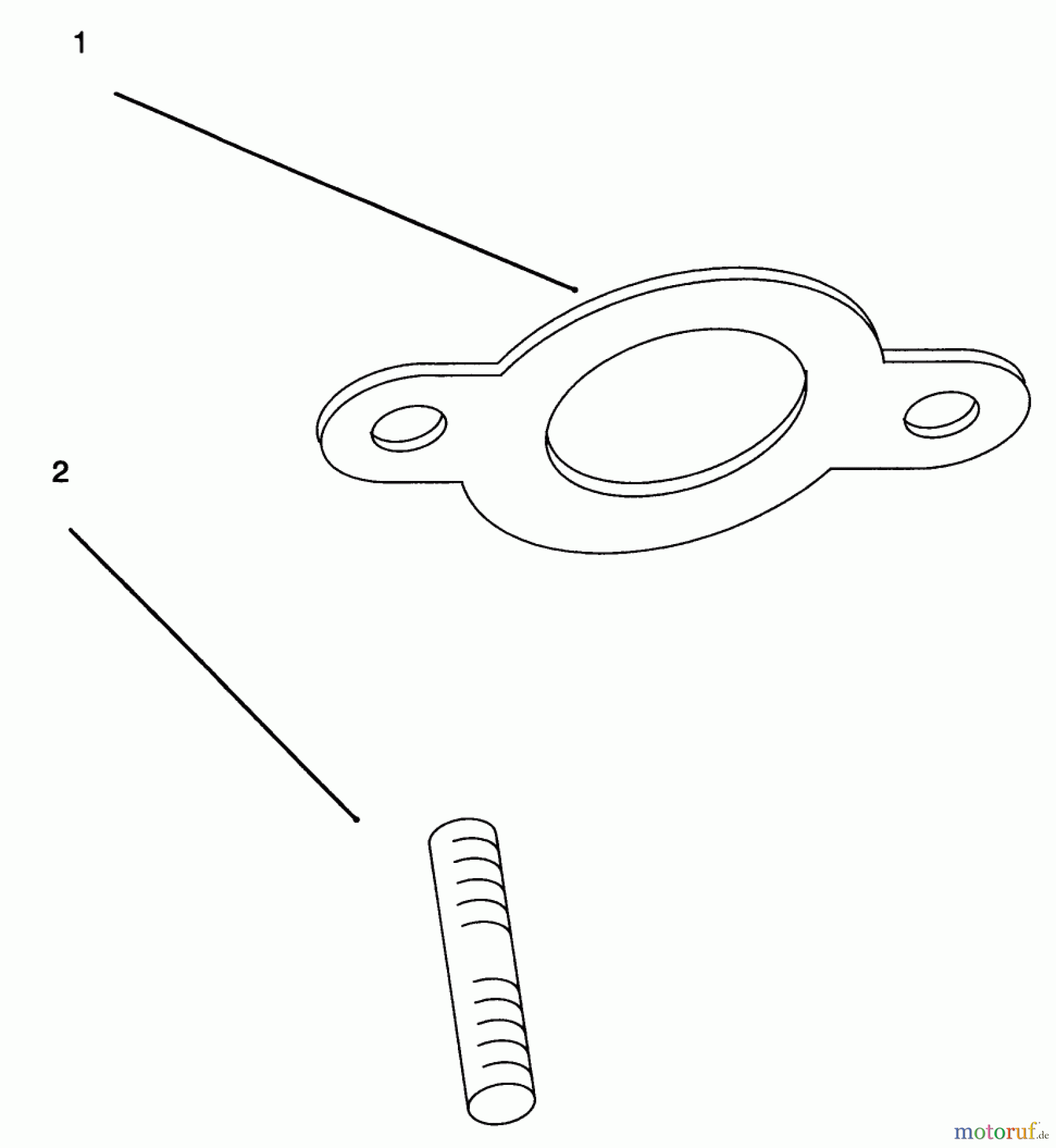  Toro Neu Mowers, Lawn & Garden Tractor Seite 1 72104 (267-H) - Toro 267-H Lawn and Garden Tractor, 1996 (6900001-6999999) EXHAUST
