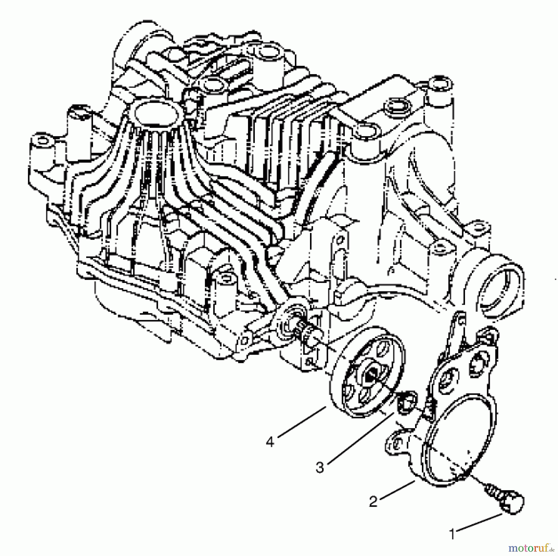  Toro Neu Mowers, Lawn & Garden Tractor Seite 1 72104 (267-H) - Toro 267-H Lawn and Garden Tractor, 1998 (8900001-8900599) BRAKE