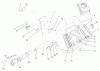 Toro 72087 (268-H) - 268-H Lawn and Garden Tractor, 2001 (210000001-210999999) Listas de piezas de repuesto y dibujos DASH ASSEMBLY