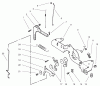 Toro 72087 (268-H) - 268-H Lawn and Garden Tractor, 2001 (210000001-210999999) Listas de piezas de repuesto y dibujos ENGINE CONTROL ASSEMBLY KOHLER CV18S-PS-61528 AND CV18S-PS-61529