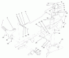 Toro 72087 (268-H) - 268-H Lawn and Garden Tractor, 2001 (210000001-210999999) Listas de piezas de repuesto y dibujos HYDRAULIC CONTROL ASSEMBLY