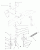 Toro 72087 (268-H) - 268-H Lawn and Garden Tractor, 2001 (210000001-210999999) Listas de piezas de repuesto y dibujos HYDRO DRIVE ASSEMBLY