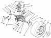 Toro 72101 (246-H) - 246-H Yard Tractor, 1993 (3900001-3999999) Ersatzteile REAR WHEEL AND TRANSMISSION ASSEMBLY