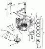 Toro 72102 (269-H) - 269-H Lawn and Garden Tractor, 1996 (6900001-6999999) Listas de piezas de repuesto y dibujos CRANKCASE