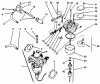 Toro 72102 (269-H) - 269-H Lawn and Garden Tractor, 1996 (6900001-6999999) Listas de piezas de repuesto y dibujos FUEL SYSTEM