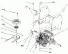 Toro 72102 (269-H) - 269-H Lawn and Garden Tractor, 1996 (6900001-6999999) Listas de piezas de repuesto y dibujos HYDRO TRANSAXLE