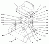Toro 72102 (269-H) - 269-H Lawn and Garden Tractor, 1996 (6900001-6999999) Listas de piezas de repuesto y dibujos SEAT