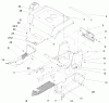 Toro 72108 (270-H) - 270-H Lawn and Garden Tractor, 2001 (210000001-210999999) Listas de piezas de repuesto y dibujos FENDER AND FOOTRESTS ASSEMBLY