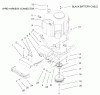 Toro 72108 (270-H) - 270-H Lawn and Garden Tractor, 2001 (210000001-210999999) Listas de piezas de repuesto y dibujos TWIN CYLINDER ENGINE, MUFFLER AND PTO ASSEMBLY