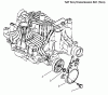 Toro 72110 (270-H) - 270-H Lawn and Garden Tractor, 1996 (6900001-6999999) Ersatzteile BRAKE