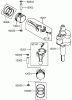 Toro 72201 (417XT) - 417XT Garden Tractor, 2004 (240000001-240999999) Ersatzteile PISTON/CRANKSHAFT ASSEMBLY KAWASAKI FH541V-BS04
