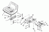 Toro 73380 (312-8) - 312-8 Garden Tractor, 1993 (3900001-3999999) Ersatzteile SEAT