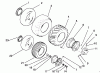 Toro 73380 (312-8) - 312-8 Garden Tractor, 1993 (3900001-3999999) Ersatzteile WHEELS AND TIRES