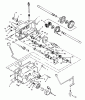 Toro 73380 (312-8) - 312-8 Garden Tractor, 1994 (4900001-4999999) Listas de piezas de repuesto y dibujos TRANSMISSION 8-SPEED #1