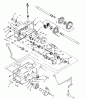 Toro 73400 (314-8) - 314-8 Garden Tractor, 1996 (SN 6900001-6999999) Spareparts TRANSMISSION 8-SPEED #1