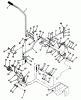 Toro 73401 (314-H) - 314-H Garden Tractor, 1993 (3900001-3999999) Ersatzteile CLUTCH, BRAKE MOTION CONTROL LINKAGE