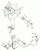 Toro 73401 (314-H) - 314-H Garden Tractor, 1993 (3900001-3999999) Ersatzteile HYDROSTATIC LIFT LINKAGE