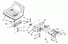Toro 73401 (314-H) - 314-H Garden Tractor, 1993 (3900001-3999999) Ersatzteile SEAT