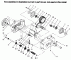 Toro 73402 (314-8) - 314-8 Garden Tractor, 1996 (6900001-6999999) Listas de piezas de repuesto y dibujos TRANSMISSION 8-SPEED 8 PINION #2
