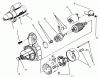 Toro 73420 (416-8) - 416-8 Garden Tractor, 1995 (5900001-5000614) Listas de piezas de repuesto y dibujos STARTER