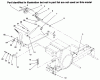 Toro 73422 (416-8) - 416-8 Garden Tractor, 1996 (6900001-6999999) Ersatzteile BRAKE
