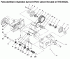 Toro 73422 (416-8) - 416-8 Garden Tractor, 1996 (6900001-6999999) Ersatzteile TRANSMISSION 8-SPEED 8 PINION #2
