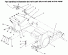 Toro 73441 (416-8) - 416-8 Garden Tractor, 1996 (69000001-69999999) Ersatzteile BRAKE