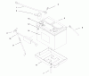 Toro 73441 (416-8) - 416-8 Garden Tractor, 1997 (7900001-7999999) Ersatzteile BATTERY ASSEMBLY